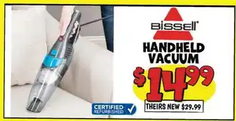 Ollie's BISSELL HANDHELD VACUUM offer