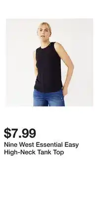 Kohl's Nine West Essential Easy High-Neck Tank Top offer