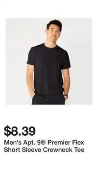 Kohl's Men's Apt. 9 Premier Flex Short Sleeve Crewneck Tee offer