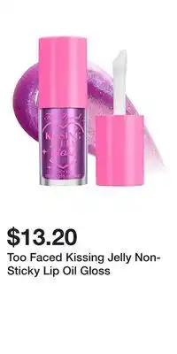 Kohl's Too Faced Kissing Jelly Non-Sticky Lip Oil Gloss offer