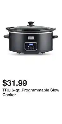 Kohl's TRU 6-qt. Programmable Slow Cooker offer