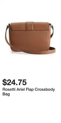 Kohl's Rosetti Ariel Flap Crossbody Bag offer