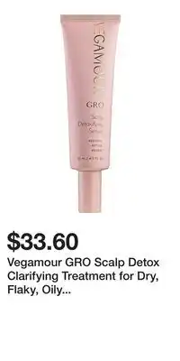 Kohl's Vegamour GRO Scalp Detox Clarifying Treatment for Dry, Flaky, Oily Scalp offer