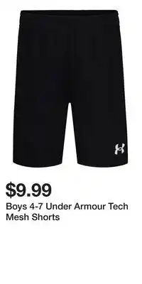 Kohl's Boys 4-7 Under Armour Tech Mesh Shorts offer