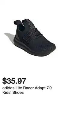 Kohl's adidas Lite Racer Adapt 7.0 Kids' Shoes offer