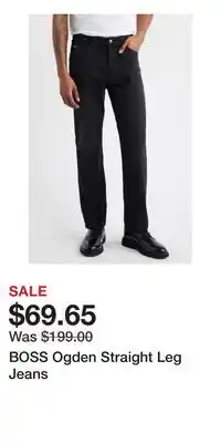 Nordstrom BOSS Ogden Straight Leg Jeans offer