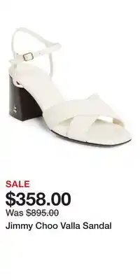 Nordstrom Jimmy Choo Valla Sandal offer