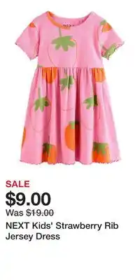 Nordstrom NEXT Kids' Strawberry Rib Jersey Dress offer