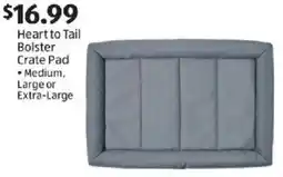 Aldi Heart to Tail Bolster Crate Pad offer