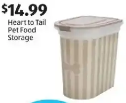 Aldi Heart to Tail Pet Food Storage offer