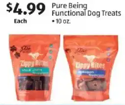 Aldi Pure Being Functional Dog Treats offer