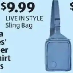 Aldi Live in style sling bag offer