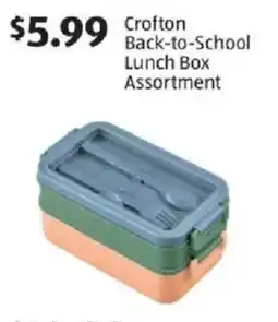 Aldi Crofton Back-to-School Lunch Box offer