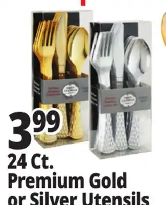 Ocean State Job Lot Smith & Callahan 48-Piece Elegant Gold Premium Cutlery Set offer