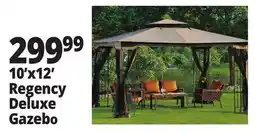 Ocean State Job Lot Regency II 10' x 12' Gazebo with Netting Brown offer