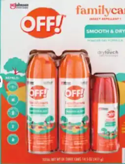 Ocean State Job Lot Off! Smooth & Dry Insect Repellent offer