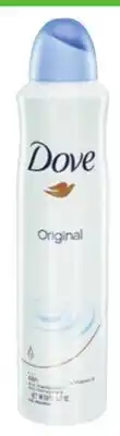 Ocean State Job Lot Dove Original Scented Antiperspirant Spray 6.7 - 8.45 oz offer