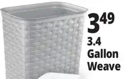 Ocean State Job Lot Sterlite 3.4 Gal. Weave Wastebasket offer