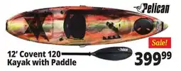 Ocean State Job Lot 12' Covent 120 Kayak with Paddle offer