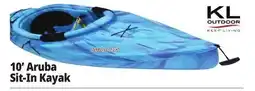 Ocean State Job Lot KL Outdoor Aruba 10' Sit-In Kayak Ocean Berry offer