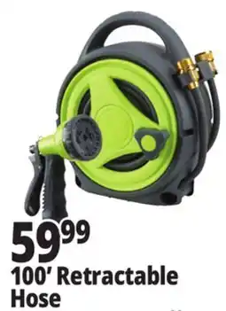 Ocean State Job Lot Deluxe Retractable Hose Reel 100' offer