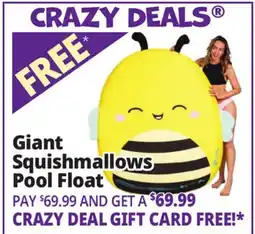 Ocean State Job Lot Giant Squishmallows Pool Float offer