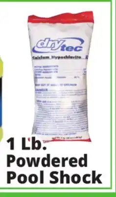 Ocean State Job Lot DryTec Powdered Pool Shock 1 lb offer