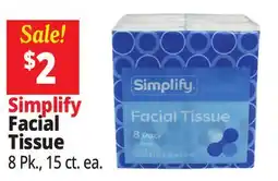 Ocean State Job Lot Simplify Facial Tissue offer