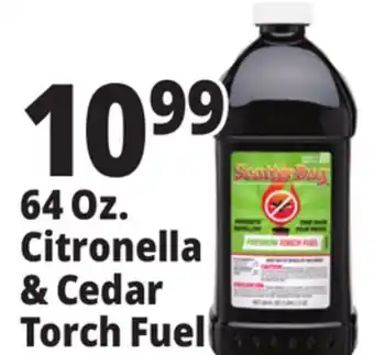 Ocean State Job Lot ScatterBug Citronella Torch Fuel 64 oz offer