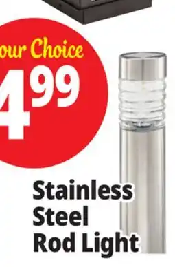 Ocean State Job Lot Solar Stainless Steel Path Light 15 offer