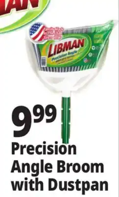 Ocean State Job Lot Libman Precision Angle Broom with Dustpan offer