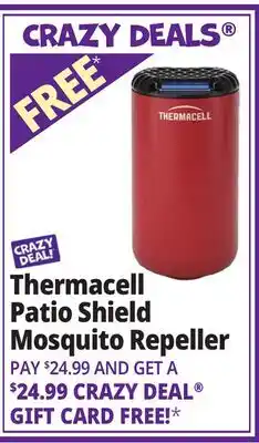 Ocean State Job Lot Thermacell Patio Shield Mosquito Repeller offer