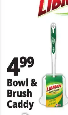 Ocean State Job Lot Libman Bowl Brush & Caddy 2 Piece offer