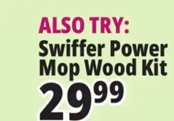 Ocean State Job Lot Swiffer Power Mop for Wood Floor Cleaning Kit 6 Piece offer