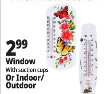 Ocean State Job Lot Outdoor Living Accents Window Thermometer offer