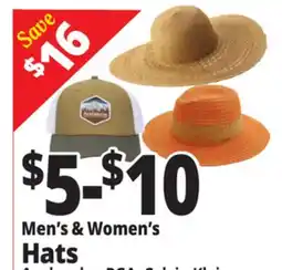 Ocean State Job Lot Men's & Women's Hats offer