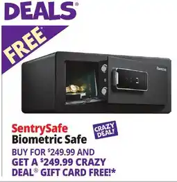 Ocean State Job Lot SentrySafe .90 cu.ft. Biometric Security Safe Black offer