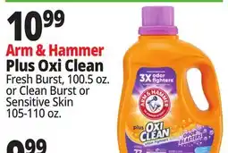 Ocean State Job Lot Arm & Hammer Plus Oxi Clean Stain Fighters Detergent 100.5 oz offer