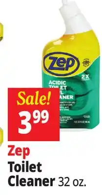 Ocean State Job Lot ZEP Acidic Toilet Bowl Cleaner offer