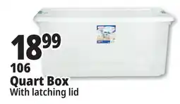 Ocean State Job Lot Sterilite Latch Top Storage Box 106 Qt offer