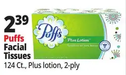 Ocean State Job Lot PUFFS Plus Lotion Face Tissues 124 Count offer