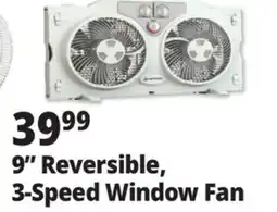 Ocean State Job Lot Penguin 9 Twin Window Fan offer