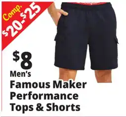 Ocean State Job Lot Men's Famous Maker Performance Top & Shorts offer