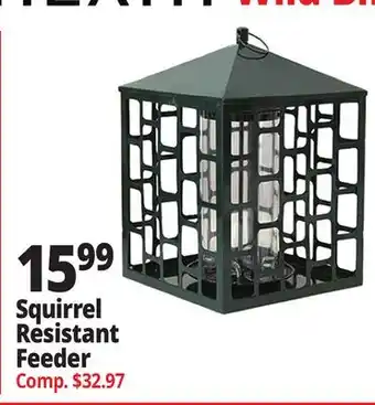 Ocean State Job Lot Squirrel Resistant Feeder offer