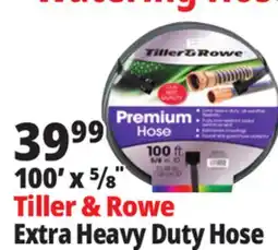 Ocean State Job Lot Tiller & Rowe Premium Extra Heavy-Duty 5/8 Garden Hose 100' offer