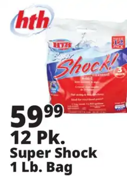 Ocean State Job Lot HTH Super Shock Pool Shock Treatment 12 Count offer