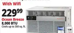 Ocean State Job Lot Ocean Breeze 8 000 BTU Window Air Conditioner offer