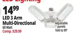 Ocean State Job Lot Bright Living 8-Panel LED Garage Light offer