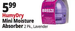 Ocean State Job Lot HumyDry Mini Moisture Absorber 2 Pk., Lavender offer