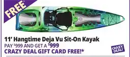 Ocean State Job Lot 11' Hangtime Deja Vu Sit-On Kayak offer